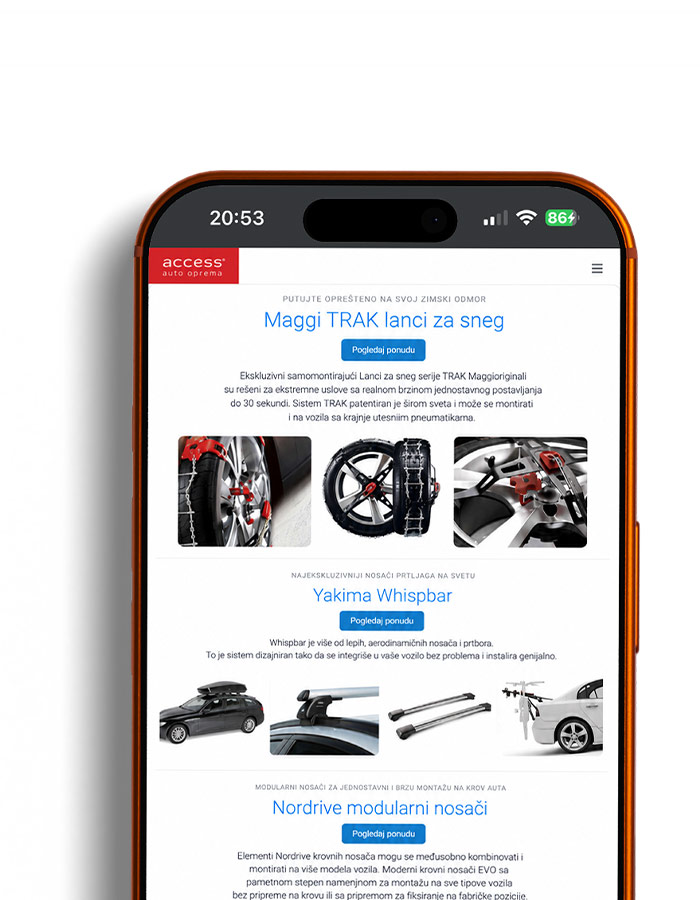 Access auto oprema