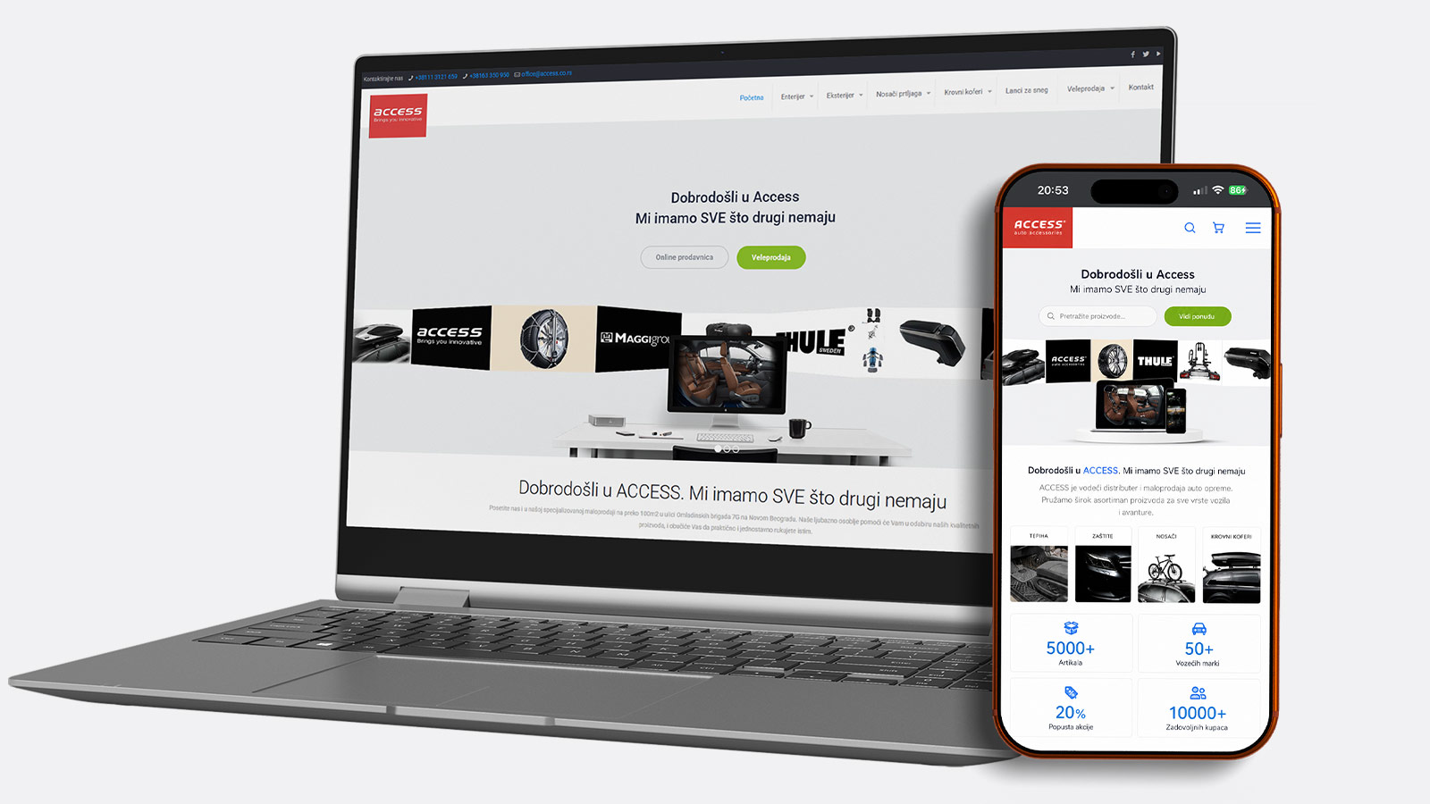 Access auto oprema